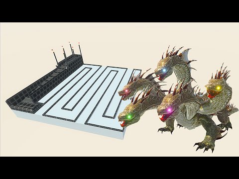 ESCAPE FROM ALIEN HYDRA - Survived Mode - Animal Revolt Battle Simulator