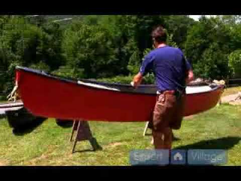 How do you store a canoe?