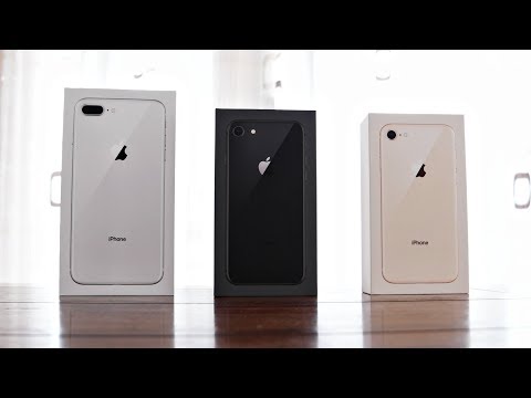 Apple iPhone 8 (Plus) Unboxing (Deutsch) - alle Farben