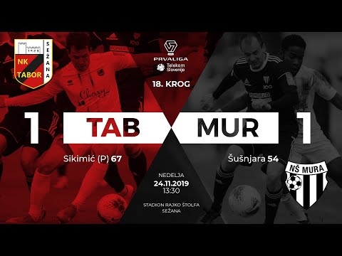 18.krog: CB24 Tabor Sežana - Mura 1:1 ; Prva liga Telekom Slovenije 2019/2020