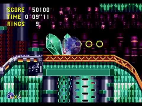 OmegaRadiost Gameplay (Sonic CD (JP) - Quartz Quadrant Zone)