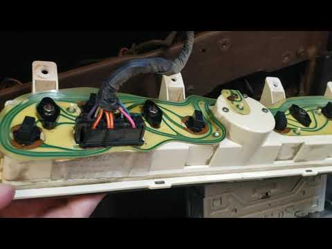 1989 YJ Jeep gauge fix PCB