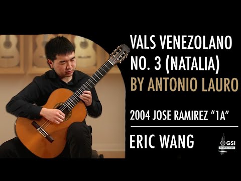Antonio Lauro's "Vals Venezolano No. 3 (Natalia)" performed by Eric Wang on a 2004 Jose Ramirez "1a"