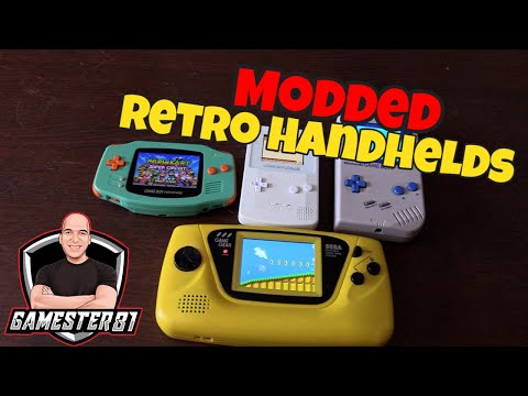 Awesome Modded Retro Gaming Handhelds- Gamester81