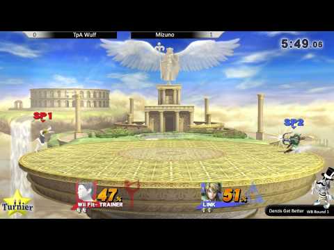 Team DG Smash Bros Wii U TpA Wulf vs Mizuno @ Denzis Get Better 09.06.2015 WB1