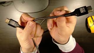 Cable HDMI de 1 metro con alta capacidad de transmisión de audio y vídeo