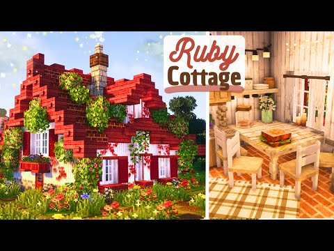 Shocking! Fastest Minecraft Ruby Cottage Build Ever!