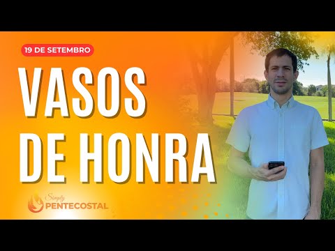 Vessels of Honor - 2 Timothy 2:20,21 - Devotional for September 19, 2025