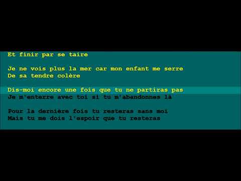 Je regarde la mer - Nicolas Fraissinet (feat Yves Jamait) - 2023 - version karaoke chantée vertical