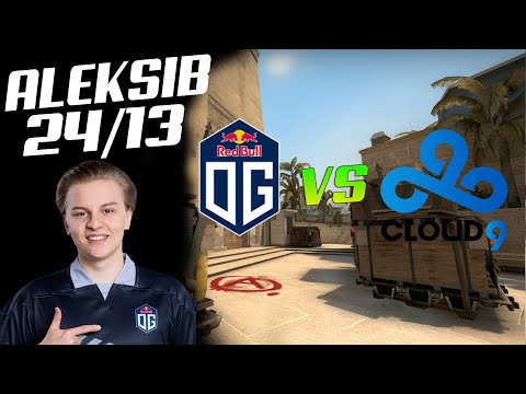 CSGO POV OG.ALEKSIB(24/13) VS CLOUD9 MIRAGE Flashpoint 2 16.11.20!