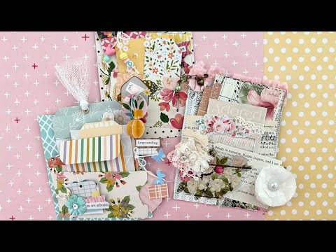 Uneven Triple Layered Pocket | Use Your Paper Stash ✂️ No Measuring Easy TUTORIAL ✂️