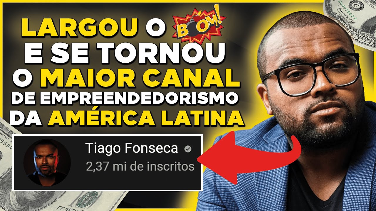 Ele fez o canal sair de 300 MIL para 1 MILHÃO em 12 SEMANAS - TIAGO FONSECA - VendeCast #06