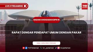 BANGGAR DPR RI RDPU MENGANTISIPASI TERJADINYA SHORTFALL PENERIMAAN PAJAK TERHADAP APBN 2026-2027