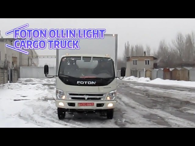 video of [USED]Foton Ollin TX box van cargo truck Logistics Transport 110hp (2019)