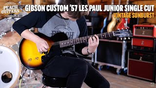 Video thumbnail for No Talking...Just Tones | Gibson Custom 1957 Les Paul Junior VOS Vintage Sunburst by Peach Guitars