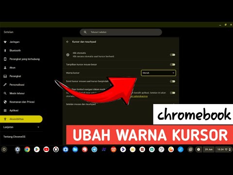 Cara Mengubah Warna Kursor pada chromebook | How to Change Cursor Color on chromebook