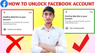 Get a Code by Email Facebook  | How To Unlock Facebook Account