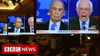 Democratic debate: Bloomberg rivals line up to attack billionaire - BBC