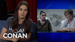 Mila Kunis On Working With Glenn Close - CONAN on TBS