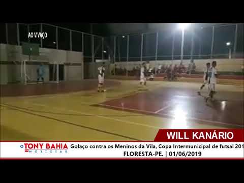 Golaço Will Kanário contra os Meninos da Vila, Copa Intermunicipal de futsal 2019.