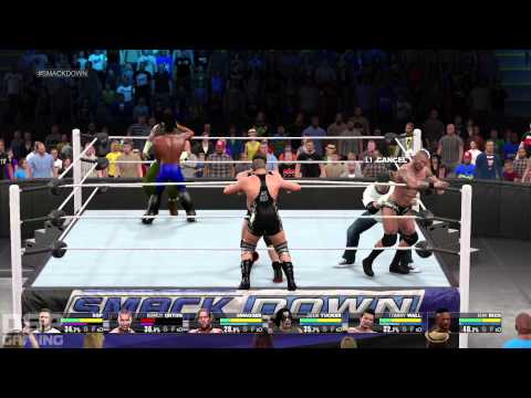 WWE2K15 My Career Mode (PS4/60fps) pt89 - 6-Man Battle Royale!