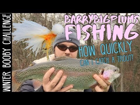 How Long To Catch A Trout Using Booby? Barrybigplums Winter Booby Challenge