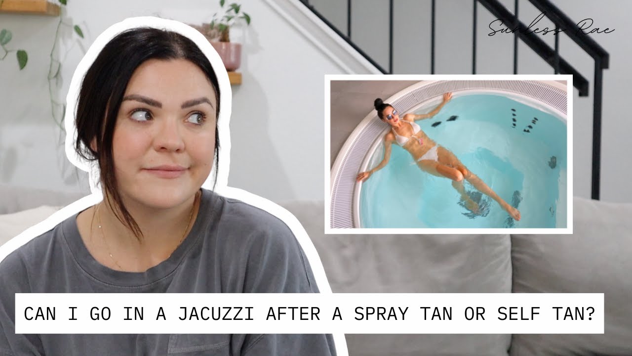 Watch video CAN I GO IN A JACUZZI AFTER A SPRAY TAN OR SELF TAN | TIPS AND TRICKS BY A PRO SPRAY TAN ARTIST Now CAN I GO IN A JACUZZI AFTER A SPRAY TAN OR SELF TAN | TIPS AND TRICKS BY A PRO SPRAY TAN ARTIST