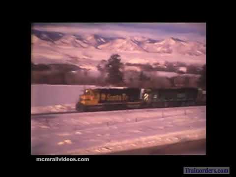 Classic Railroad Series 1107 - Santa Fe at Louviers, CO 1981.
