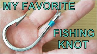 #3 My favorite fishing knot | How to tie a fishing hook to a line