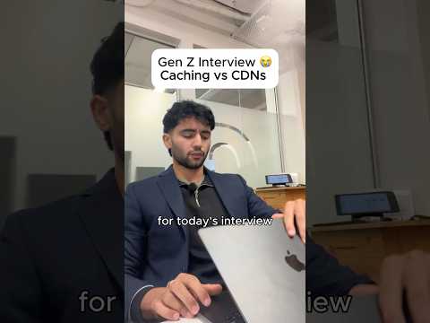Caching vs CDNs explained in Gen Z interview 👀