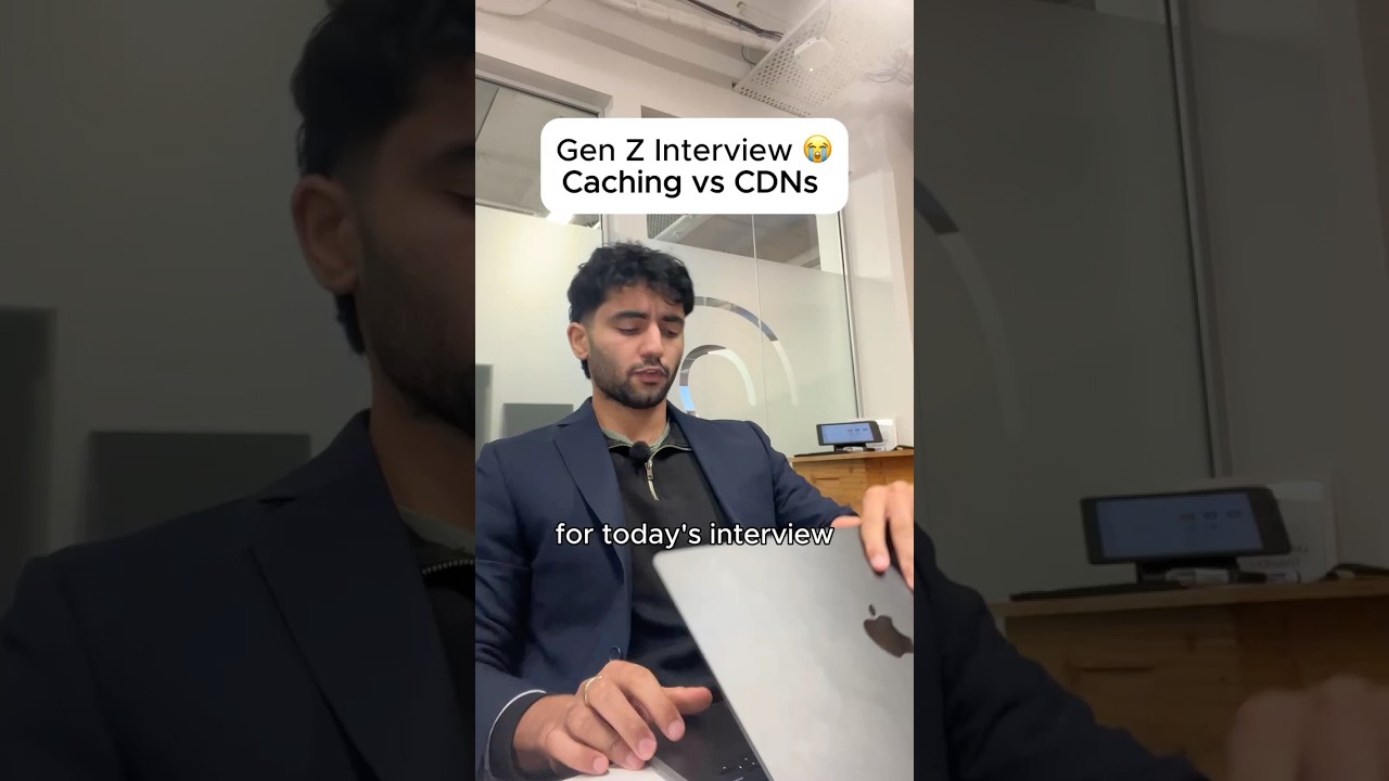 Caching vs CDNs explained in Gen Z interview 👀