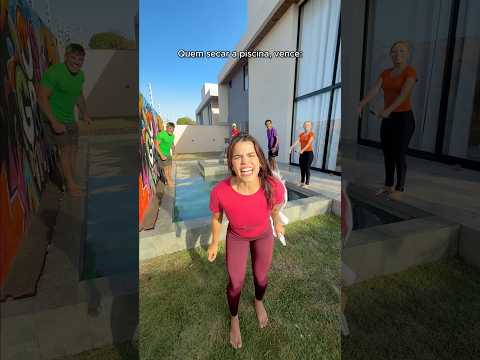 QUEM SECAR A PISCINA DA MANSÃO, VENCE *O Pac conseguiu?