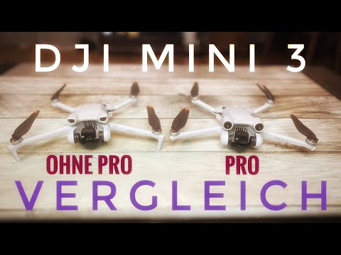 DJI Mini 3 oder Mini 3 Pro - Vergleich Drohne Deutsch