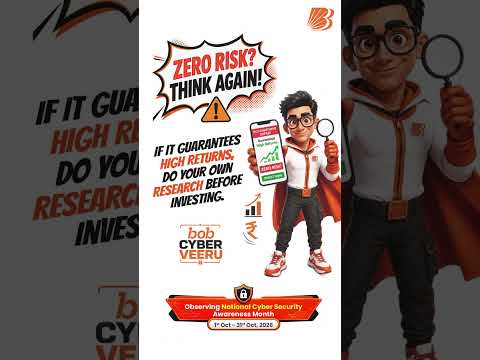 Bank of Baroda | Cyber Veeru | Beware of Investment Fraud