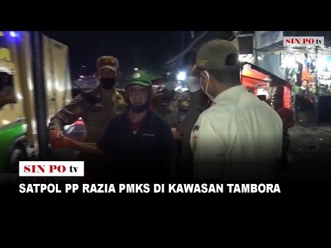 Satpol PP Razia PMKS Di Kawasan Tambora