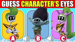 Guess The Character's Eyes, Emoji + Voice | Trolls 3 Band Together Movie | Velvet And Veneer