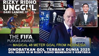 Download lagu MAGICAL GOAL 48 MILLION! Voted World's Best Goal of 2025! Rizky Ridho Tops FIFA PUSKAS AWARD 2025 mp3