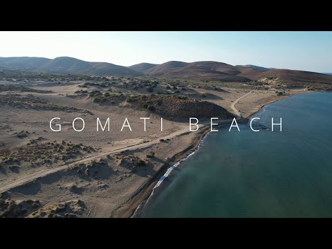 Discovering Gomati Beach - Sand Dunes LEMNOS, Greece in 4k is beautiful!