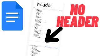 How to remove header on ONLY ONE PAGE in Google Docs