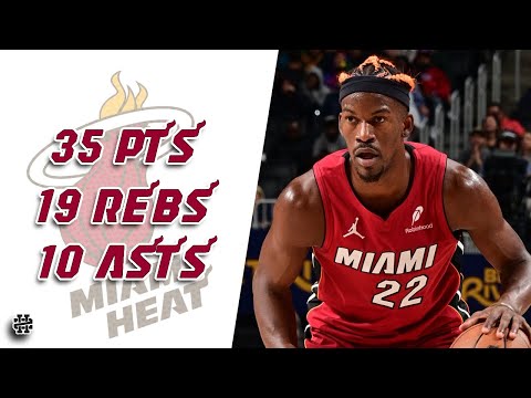 Jimmy Butler 35 pts 19 rebs 10 asts vs Pistons 24/25 season