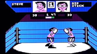 Fight Night on Atari 8 bit / 65XE. Gameplay & Commentary