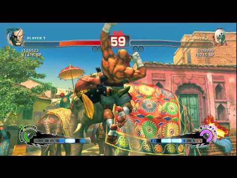 r116523 (Sagat) Vs jiro9999 (El Fuerte) PS3 SSF4 Ranked Match