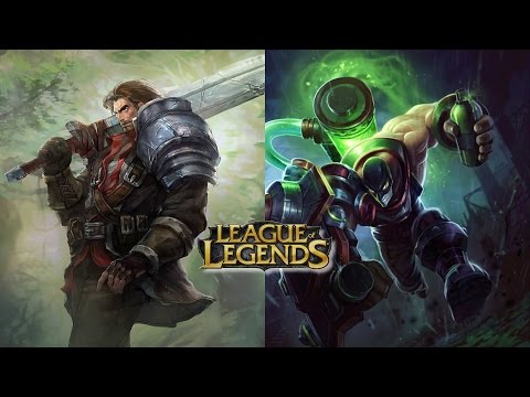 EPIC GAREN VS. SINGED PATCH 6.18 LEAGUE OF LEGENDS