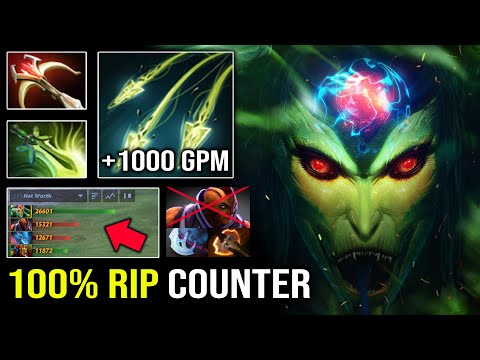 When You Farm so Fast that Even Counter AM Can't Do Anything | WTF +1010 GPM Multishot Medusa Dota 2