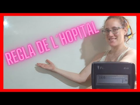 🤓Regla de L´hopital FÁCIL y RÁPIDO 😃