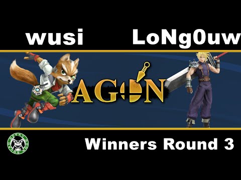 AGON - Wusi (Fox) Vs. pM | LoNg0uw (Cloud) - Winners Round 3 - Smash 4