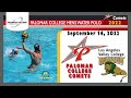 Palomar College vs LA Valley College (Men's Water Polo) 09-14-2022 (G07)