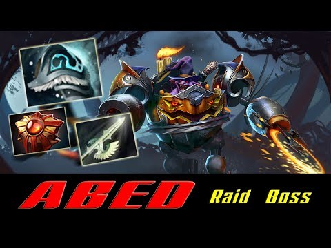 Abed Timbersaw Solar Crest Meta- Raid Boss Mode  vs Bulba Dota 2 7.06