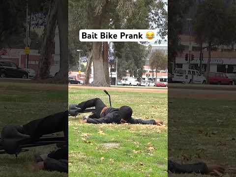 Full Video 👆Instant Karma For Bike Thieves 😂 #JoeySalads #Pranks #FYP