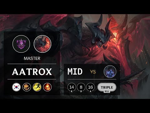 Aatrox Mid vs Sylas - KR Master Patch 9.15